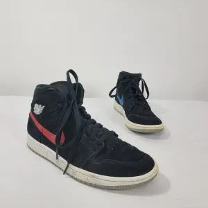 Air Jordan Retro Shoes Sneakers Black Mid 554724-065 Red Blue Swoosh Mens Size 8