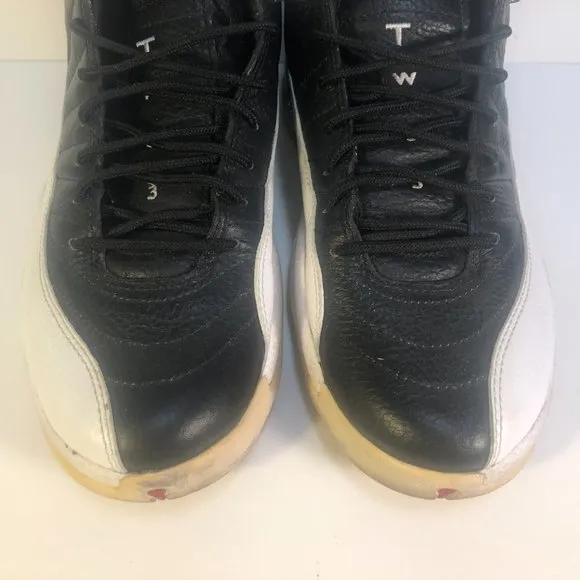 Air Jordan Retro XII 12 Playoffs 2012 Black/White 130690-001 Size 8.5 No Box