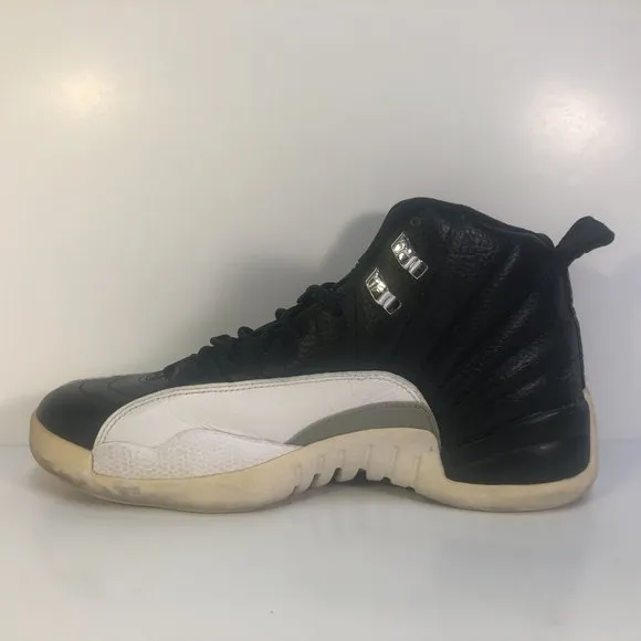 Air Jordan Retro XII 12 Playoffs 2012 Black/White 130690-001 Size 8.5 No Box