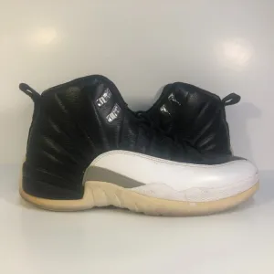 Air Jordan Retro XII 12 Playoffs 2012 Black/White 130690-001 Size 8.5 No Box