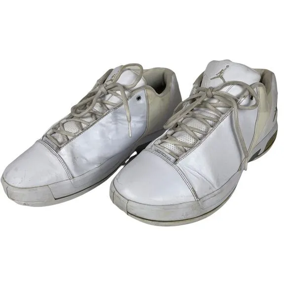AIR JORDANS TE3 Low Men’s White Sz 13 Model 453454