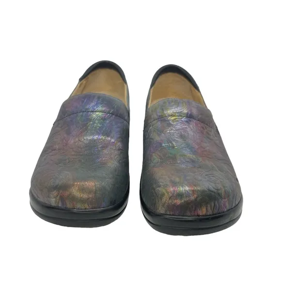 Alegria | Women's Keli PRO Clogs | Multi Valentine | Irridescent Purple | 40 EU