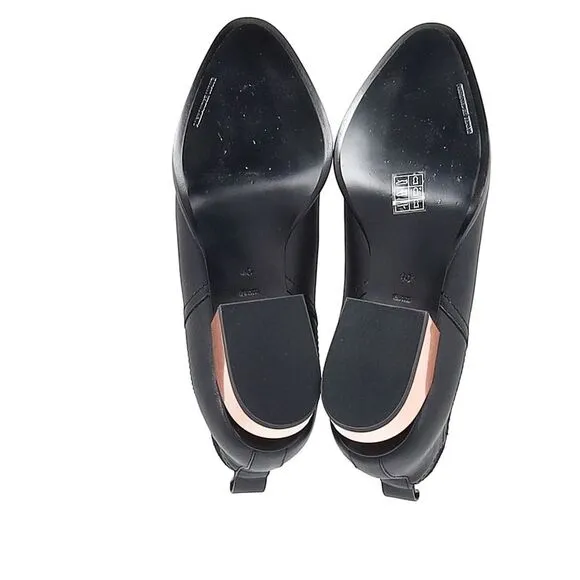 Alexander Wang Kori Cut-Out Ankle Boots in Black Leather