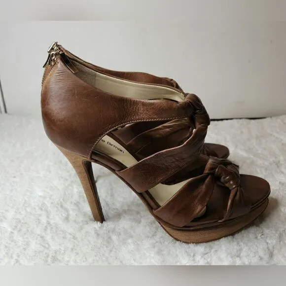 Alexandre Birman knotted leather sandal pumps 9