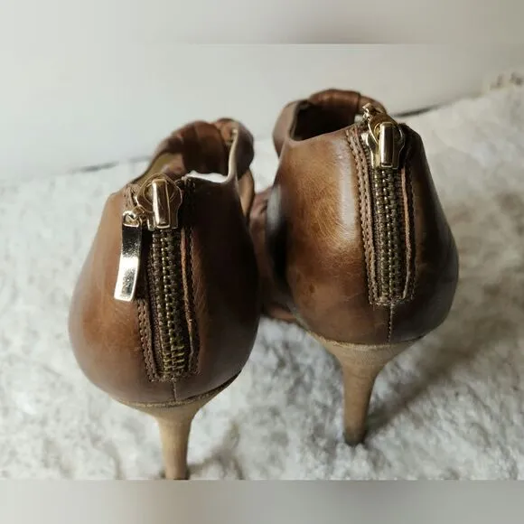 Alexandre Birman knotted leather sandal pumps 9