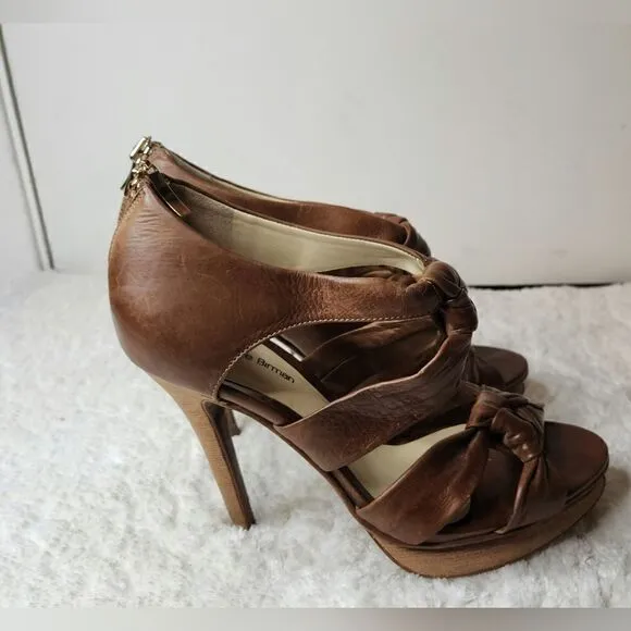 Alexandre Birman knotted leather sandal pumps 9