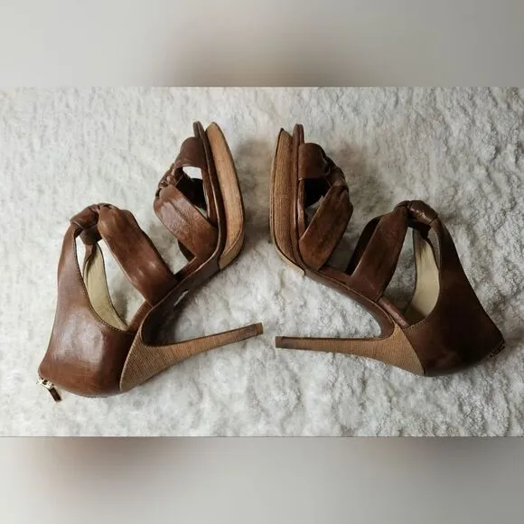 Alexandre Birman knotted leather sandal pumps 9