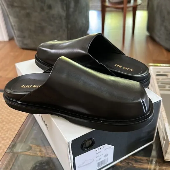 ALIAS MAE NEKO BLACK LEATHER Women’s Shoes Size 40 NEW in Box