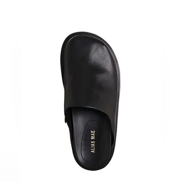 ALIAS MAE NEKO BLACK LEATHER Women’s Shoes Size 40 NEW in Box