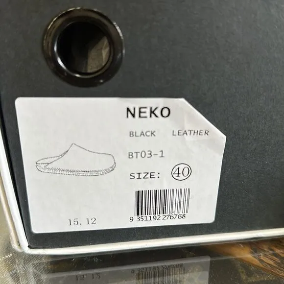 ALIAS MAE NEKO BLACK LEATHER Women’s Shoes Size 40 NEW in Box