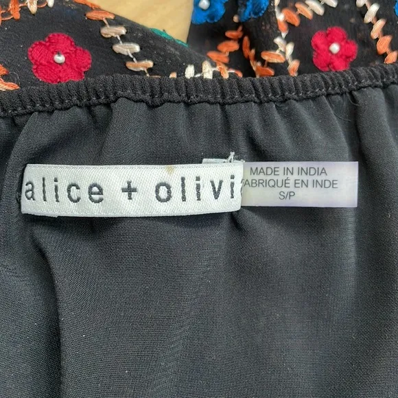 Alice   Olivia Beaded Boho Gillian Dress