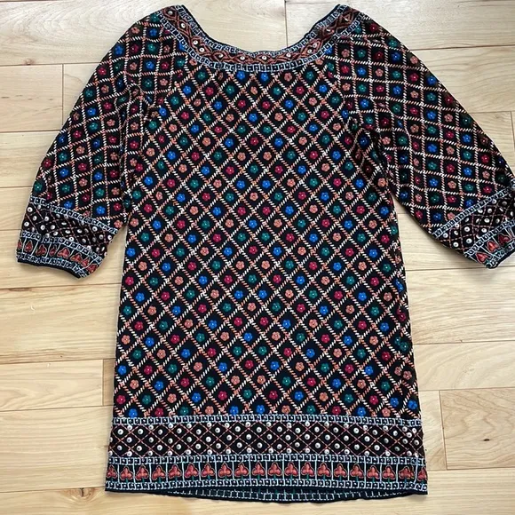 Alice   Olivia Beaded Boho Gillian Dress