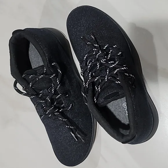 allbirds BLACK WOOL CASUAL ATHLEISURE ACTIVEWEAR RUNNER UP MIZZLES SNEAKERS 10