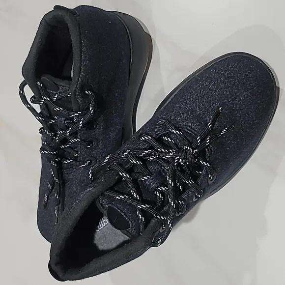 allbirds BLACK WOOL CASUAL ATHLEISURE ACTIVEWEAR RUNNER UP MIZZLES SNEAKERS 10