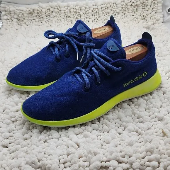 ALLBIRDS SAMS CLUB CUSTOM NEON NIGHTS MEN SIZE 11 BLUE YELLOW