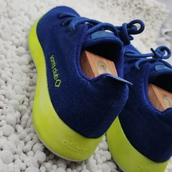 ALLBIRDS SAMS CLUB CUSTOM NEON NIGHTS MEN SIZE 11 BLUE YELLOW