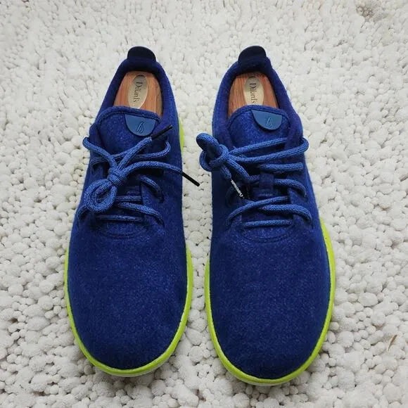 ALLBIRDS SAMS CLUB CUSTOM NEON NIGHTS MEN SIZE 11 BLUE YELLOW