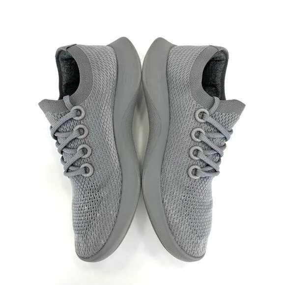 ALLBIRDS TD TREE DASHERS GRAY SLIP-ON COMFORT RUNNING SHOES ATHLEISURE SNEAKERS