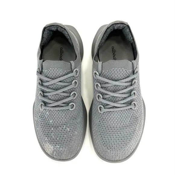 ALLBIRDS TD TREE DASHERS GRAY SLIP-ON COMFORT RUNNING SHOES ATHLEISURE SNEAKERS