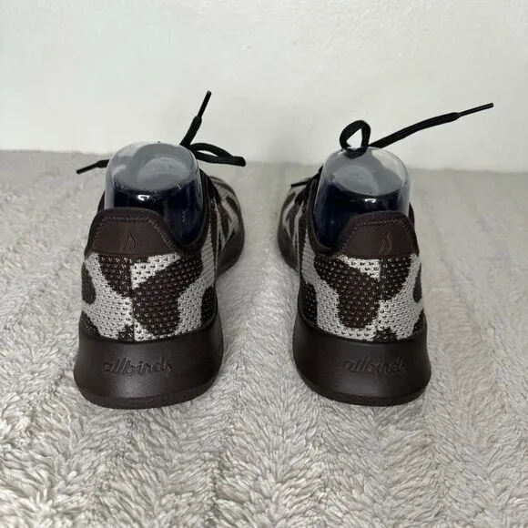 Allbirds Tree Runners Fungi Nature Pattern Womens Size 9 Brown Camo Tennis Shoes