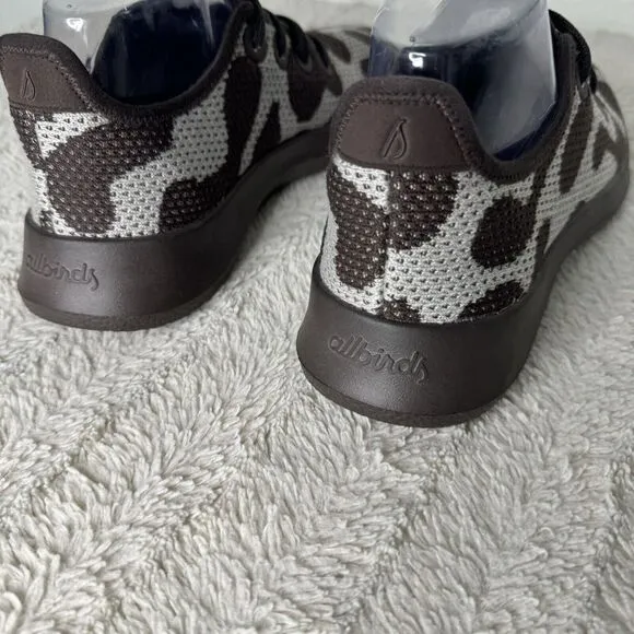 Allbirds Tree Runners Fungi Nature Pattern Womens Size 9 Brown Camo Tennis Shoes