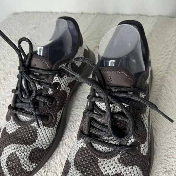 Allbirds Tree Runners Fungi Nature Pattern Womens Size 9 Brown Camo Tennis Shoes