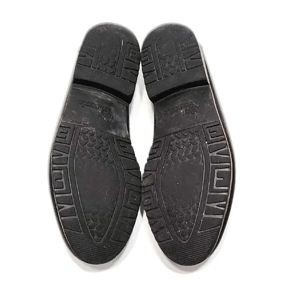 Allen Edmonds Nashua 42250 Men's Black/Brown Leather Tassel Loafer Shoes Sz 10 D