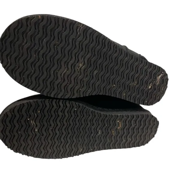Alo Black Boots with Logo Detail