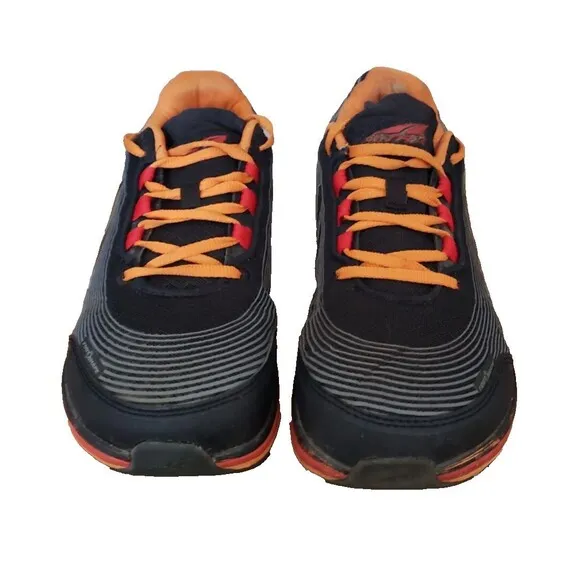Altra Olympus 1.5 Men's Size 8 Black Orange Zero Drop Sneakers Running Shoes