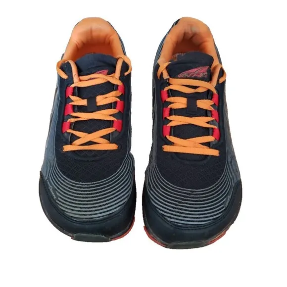 Altra Olympus 1.5 Men's Size 8 Black Orange Zero Drop Sneakers Running Shoes