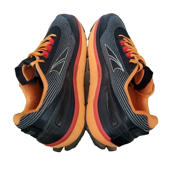 Altra Olympus 1.5 Men's Size 8 Black Orange Zero Drop Sneakers Running Shoes
