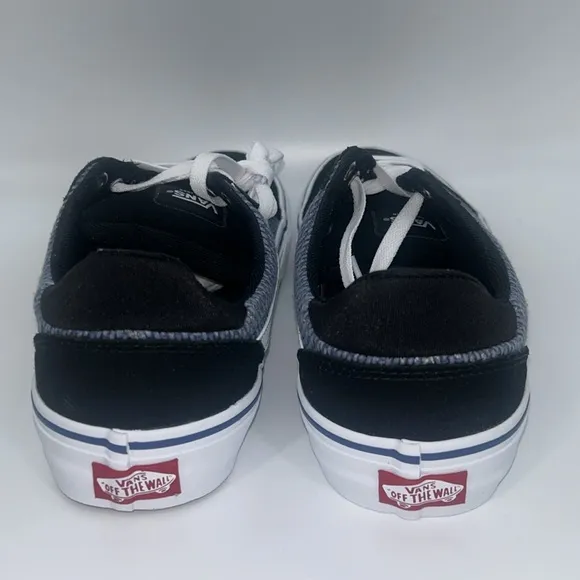 &quot;NEW&quot; Men's Vans Ward Deluxe‎ Skate Shoes- Black/Bijou Blue- Size 10