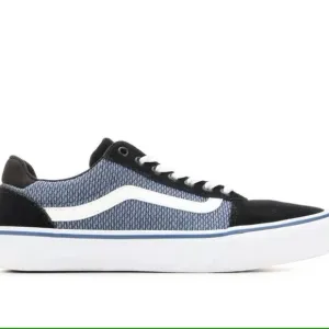 &quot;NEW&quot; Men's Vans Ward Deluxe‎ Skate Shoes- Black/Bijou Blue- Size 10