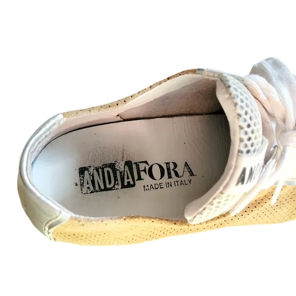 ANDIA FORA Sneaker Beige White