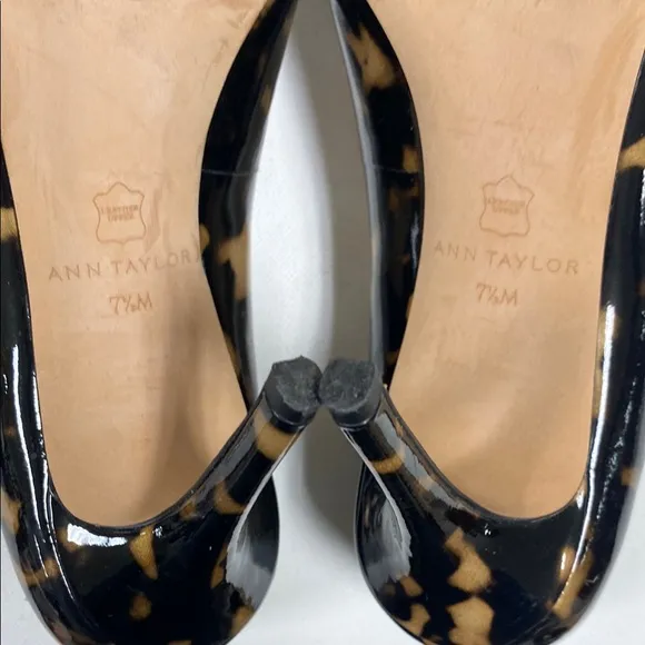 Ann Taylor Tortoiseshell Women's Heels, Women's 7 1/2 M