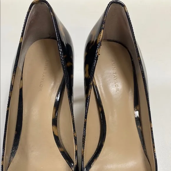 Ann Taylor Tortoiseshell Women's Heels, Women's 7 1/2 M