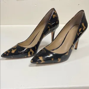 Ann Taylor Tortoiseshell Women's Heels, Women's 7 1/2 M