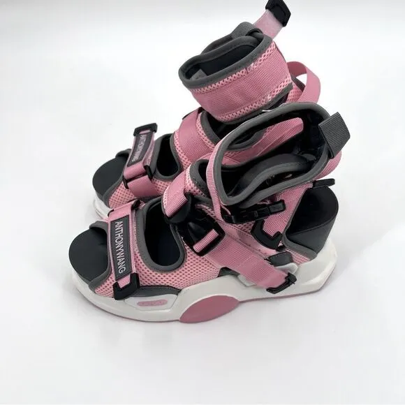 Anthony Wang Sandals Platform Bittersweet Pink Size 10
