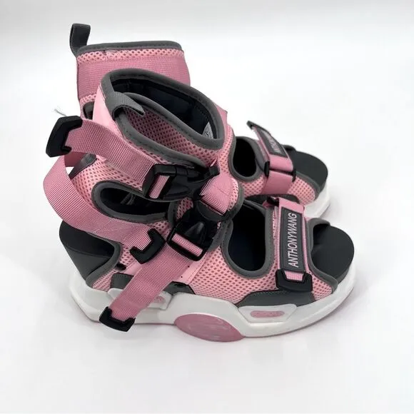 Anthony Wang Sandals Platform Bittersweet Pink Size 10