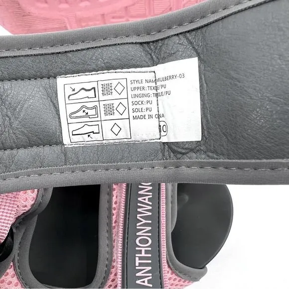 Anthony Wang Sandals Platform Bittersweet Pink Size 10