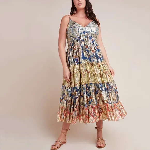 Anthropologie Boho Ankle-Tie Sandals