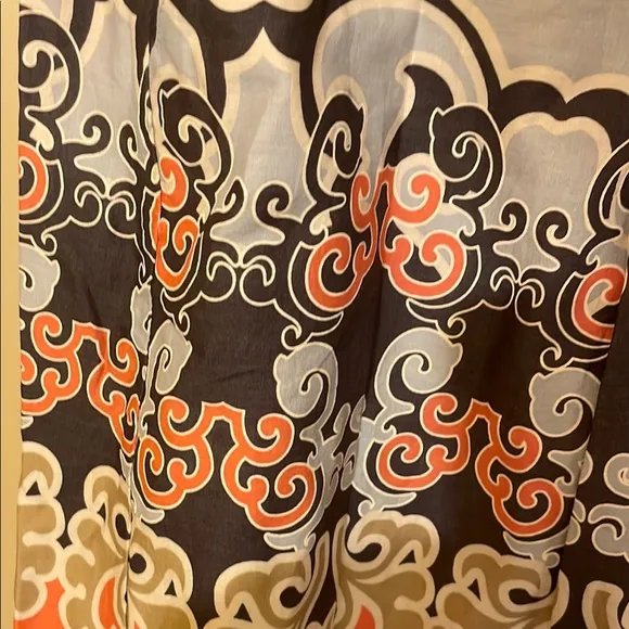Anthropologie Edme&amp; Esyllte Sz S Cotton Baroque Pattern Skirt Boho, Eclectic