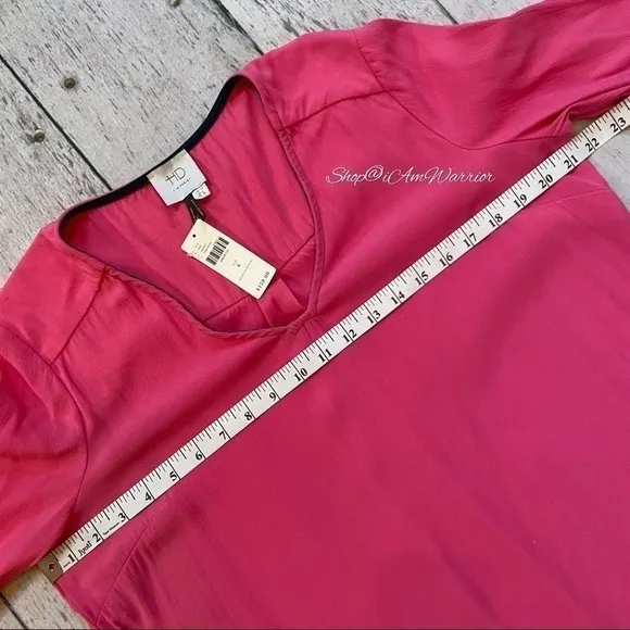 Anthropologie {HD in Paris} NWT pink bell sleeve dress *shop@iamwarrior
