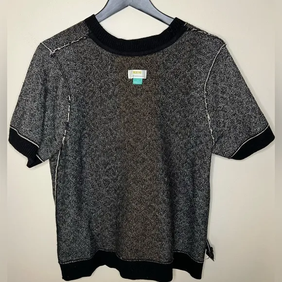 Anthropologie Maeve Ellinor Sweater Leopard Print 1X VGUC
