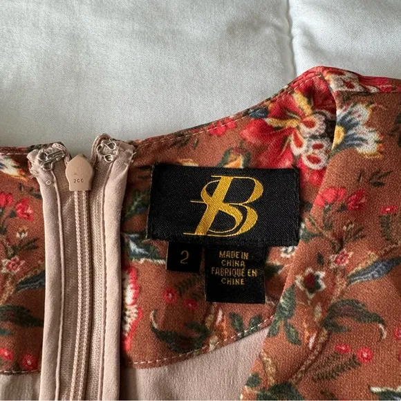 Anthropologie Sachin and Babi Angelica Floral Patchwork Maxi Dress