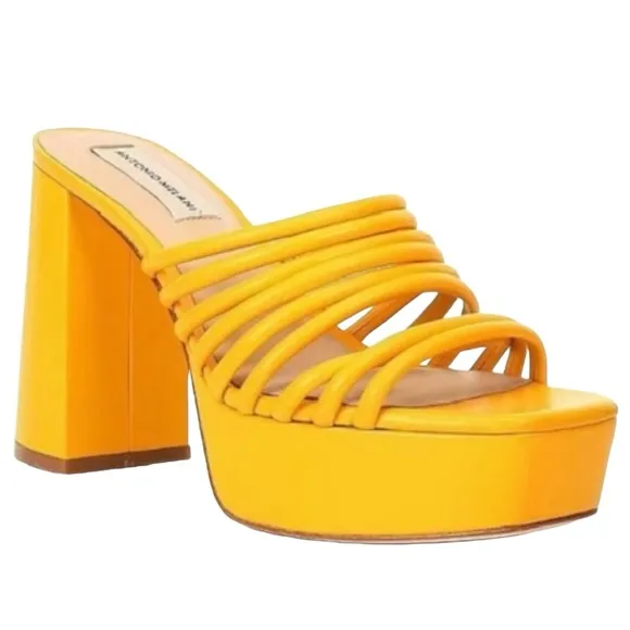 Antonio Melani BREE Tubular Leather Platform Sandals