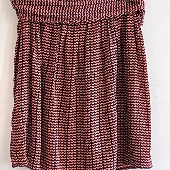Apiece Apart Baja Tie Skirt – Navy &amp; Burnt Orange – Silk – Size 4