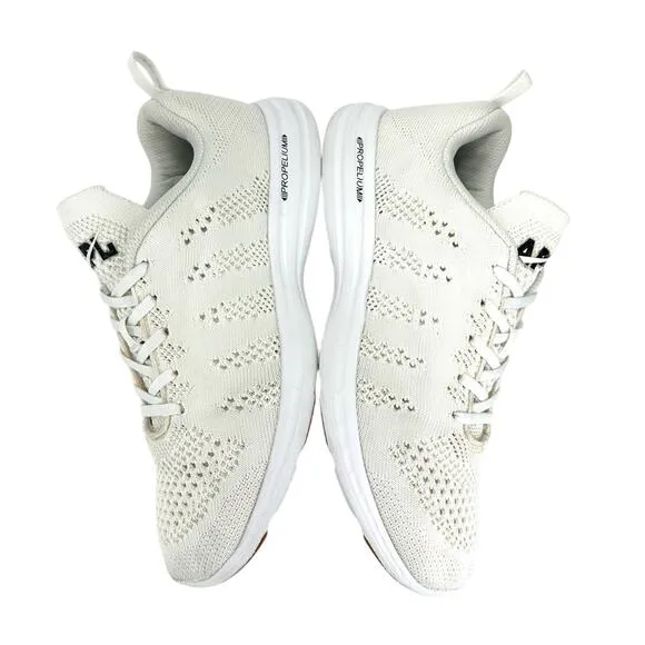 APL ATHLETIC PROPULSION LABS TECHLOOM PRO WHITE RUNNING SHOE ATHLEISURE SNEAKER