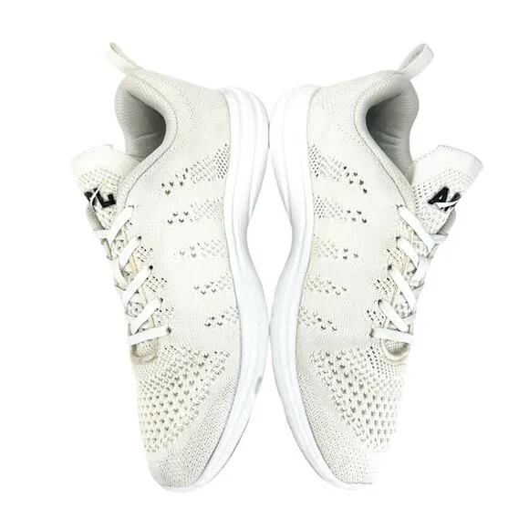 APL ATHLETIC PROPULSION LABS TECHLOOM PRO WHITE RUNNING SHOE ATHLEISURE SNEAKER