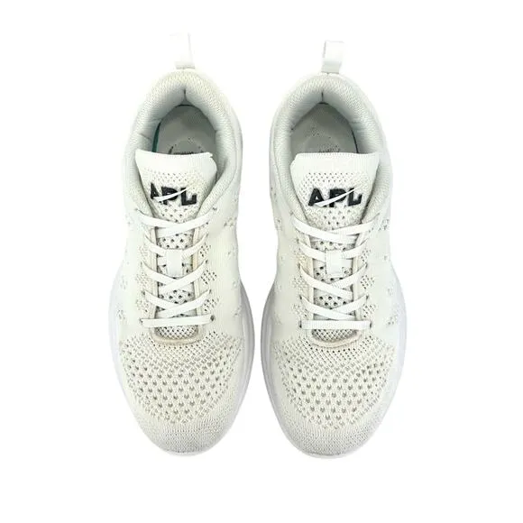 APL ATHLETIC PROPULSION LABS TECHLOOM PRO WHITE RUNNING SHOE ATHLEISURE SNEAKER
